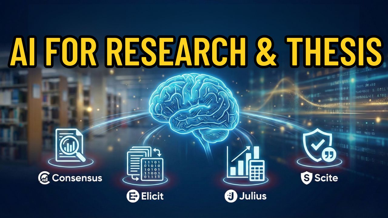 Best AI Tools for Academic Research and Thesis Writing