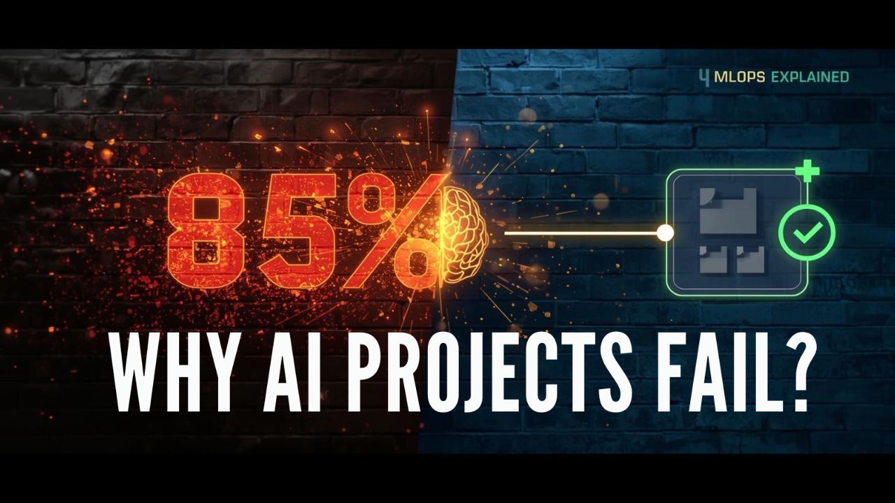 Conceptual image of MLOps pipeline automating AI deployment.