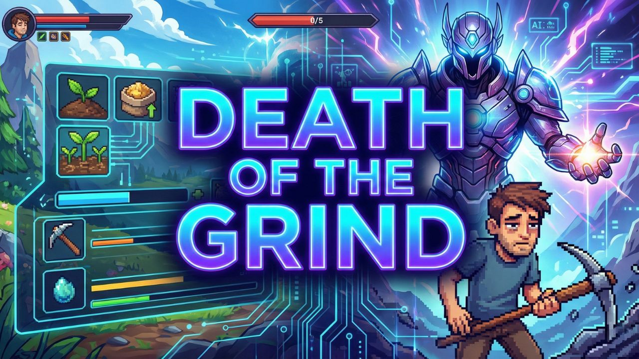 Autonomous AI Gaming Agents Farm-Botting Concept