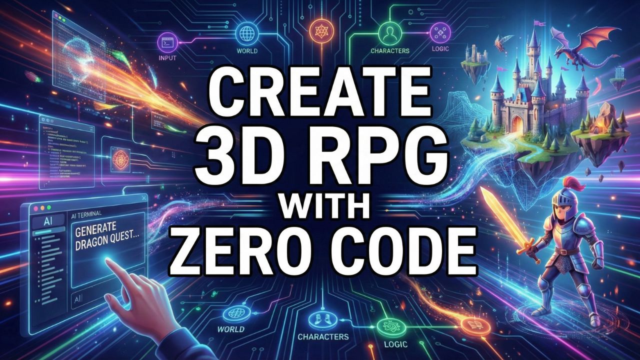 Create a 3D RPG with Zero Code using AI Tools
