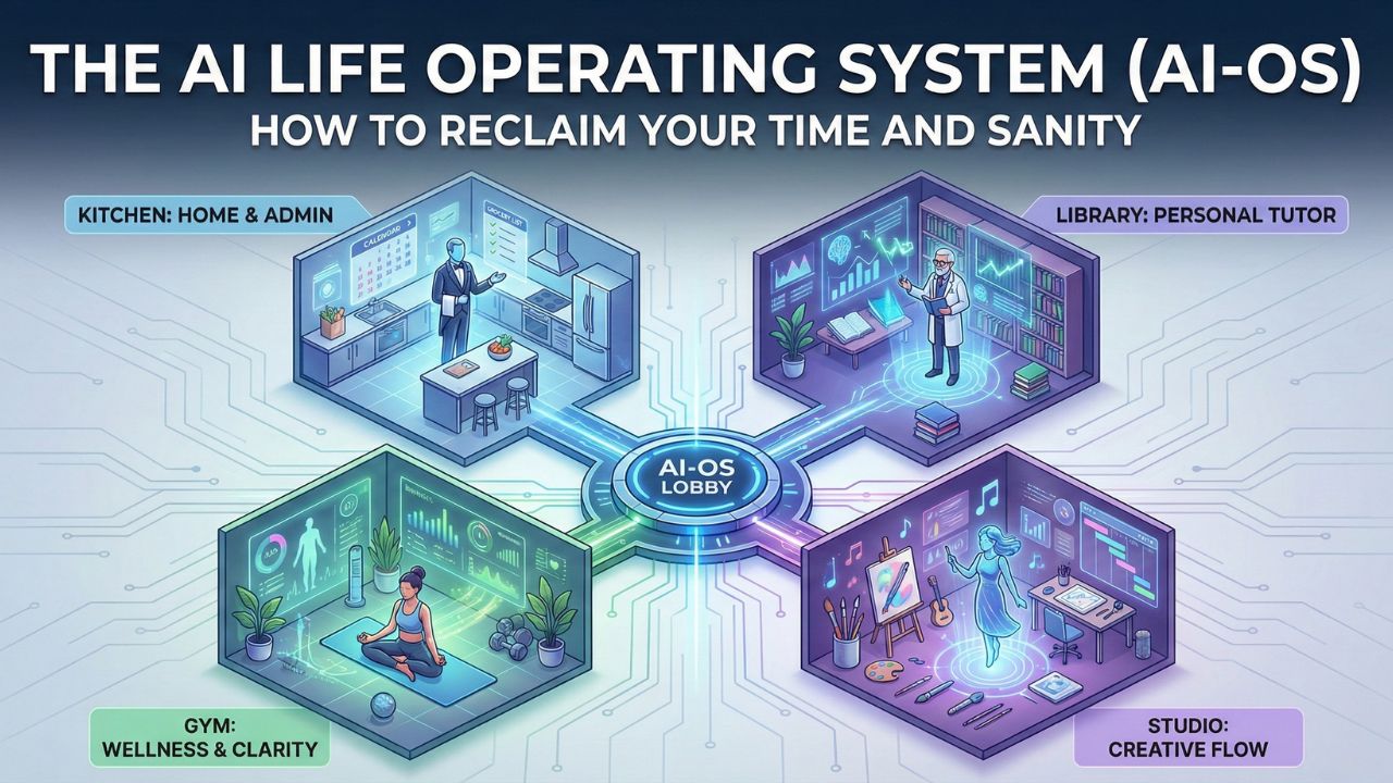 AI Life Operating System concept illustrating digital delegation