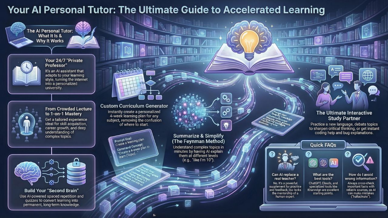 Infographic: The Ultimate Guide to Accelerated Learning with AI Personal Tutors