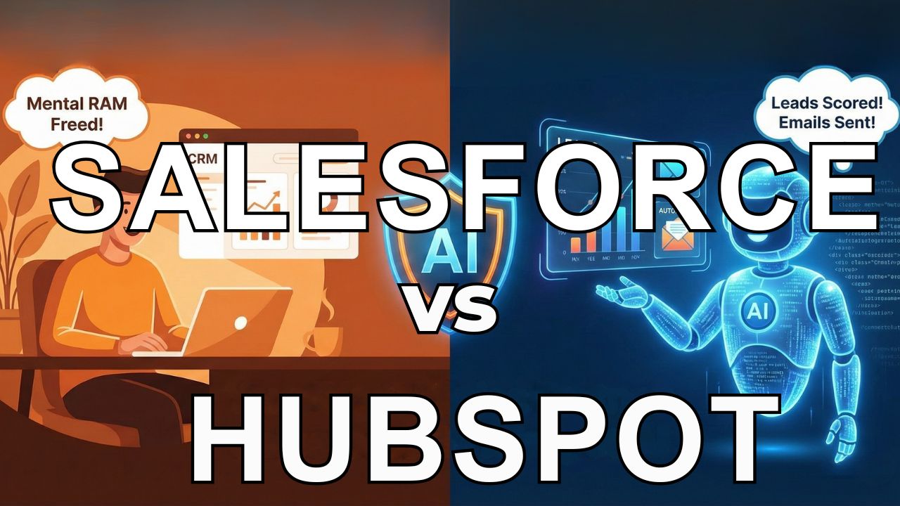 Salesforce vs HubSpot AI Features Comparison for Solopreneurs