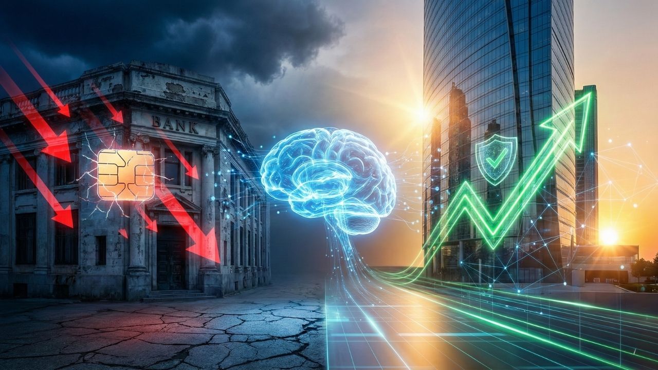 Capital One and Visa Stock AI Analysis Chart