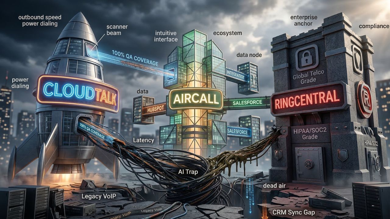 5 AI VoIP Traps: CloudTalk vs Aircall vs RingCentral Benchmark