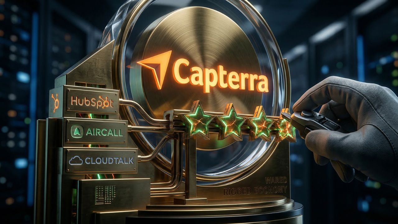 Fake HubSpot vs Aircall vs CloudTalk Capterra reviews