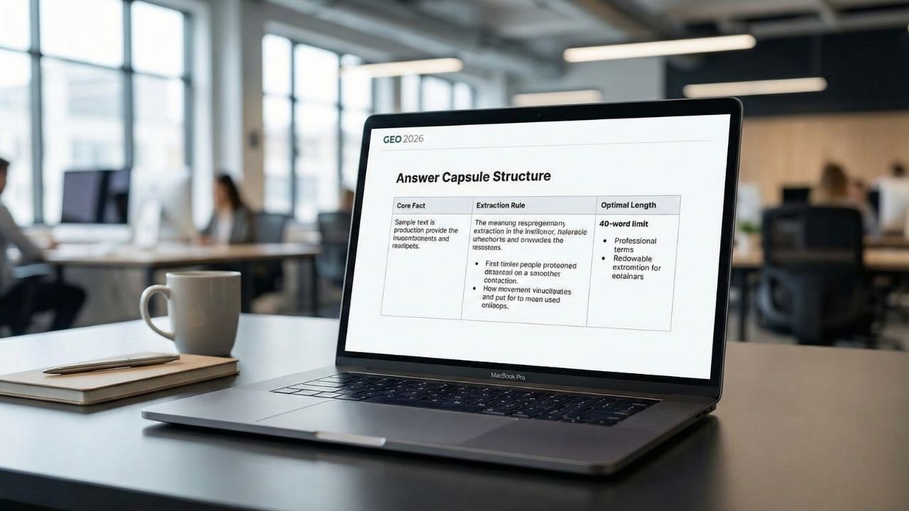 The Answer Capsule Structure: How to Force AI to Quote You