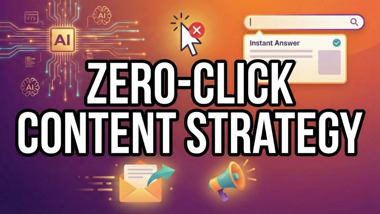 Zero-click content strategy monetization