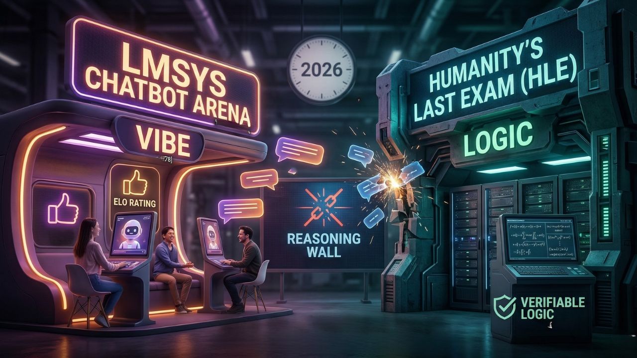 HLE Benchmark vs LMSYS Arena Rankings: Vibe vs. Verifiable Logic