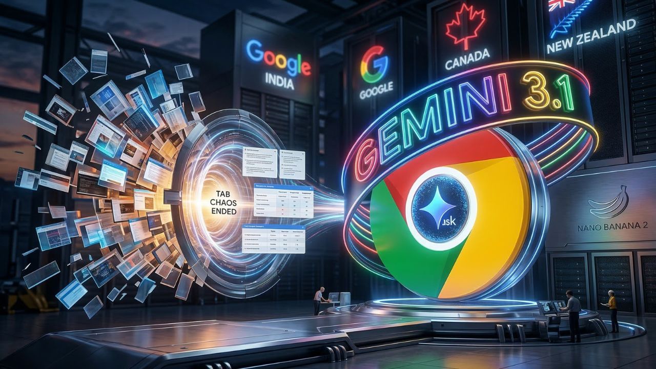 Gemini 3.1 Lands in Chrome: How Google Is Ending Tab Chaos