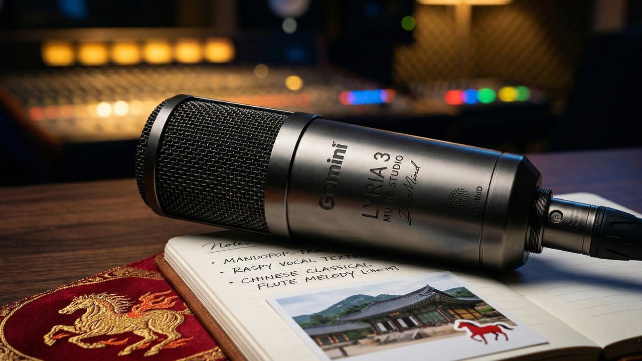 Gemini Unveils Lyria 3 Music Studio for Fire Horse Year