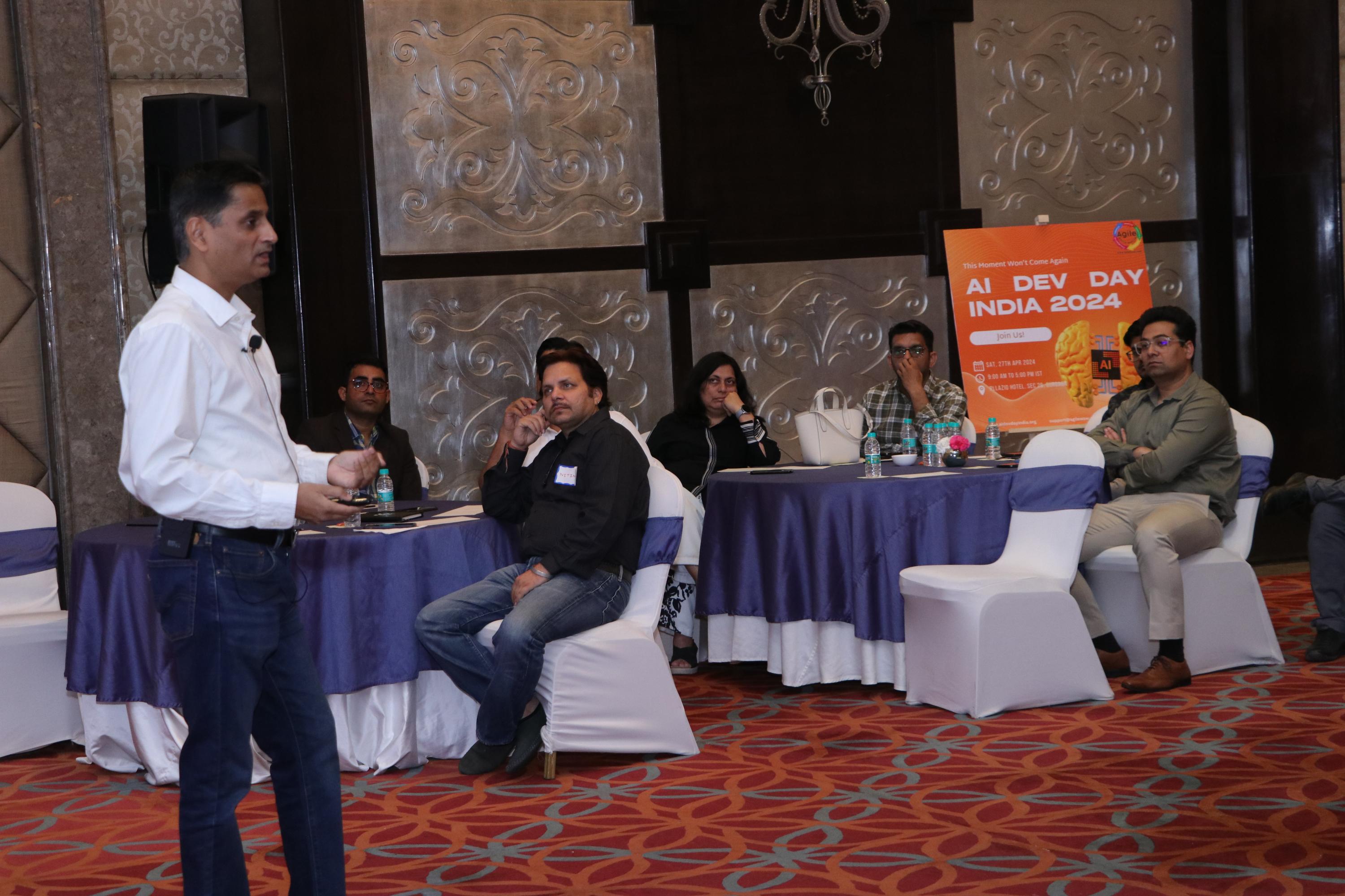 Audience engaging with Sumit Mathur's session