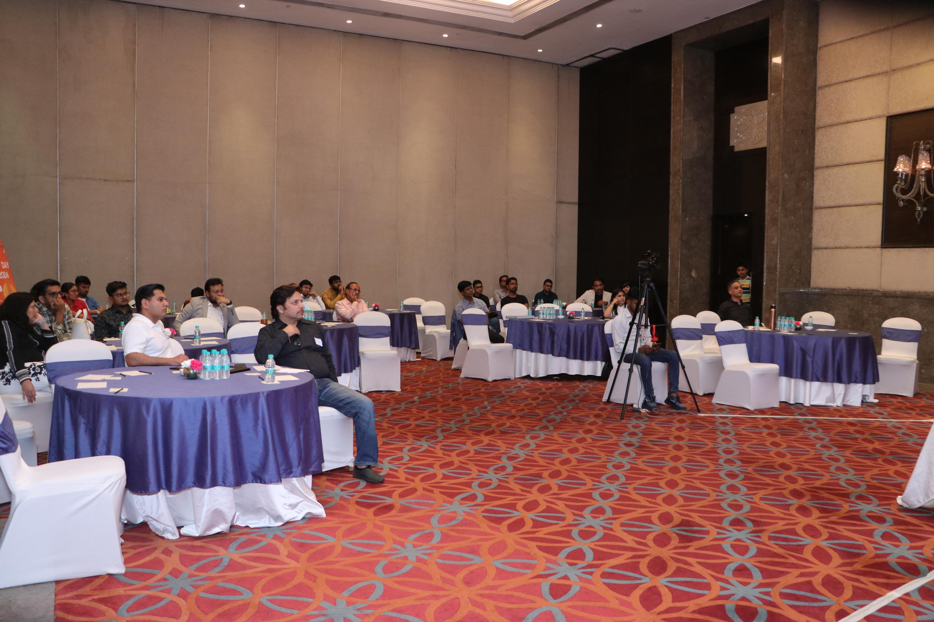 Audience engaging with Sumit Sharma's session