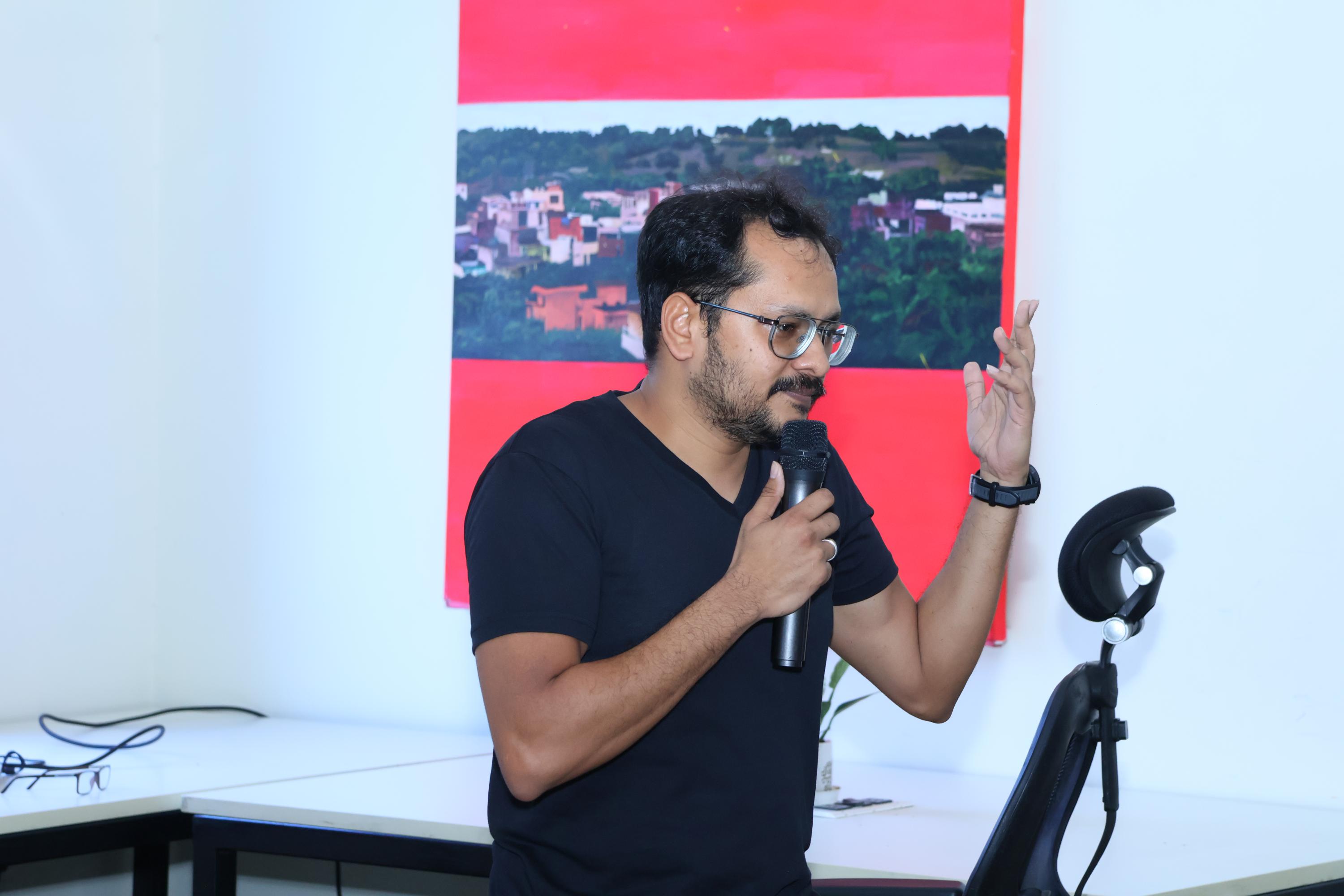 Anuvrat Parashar speaking